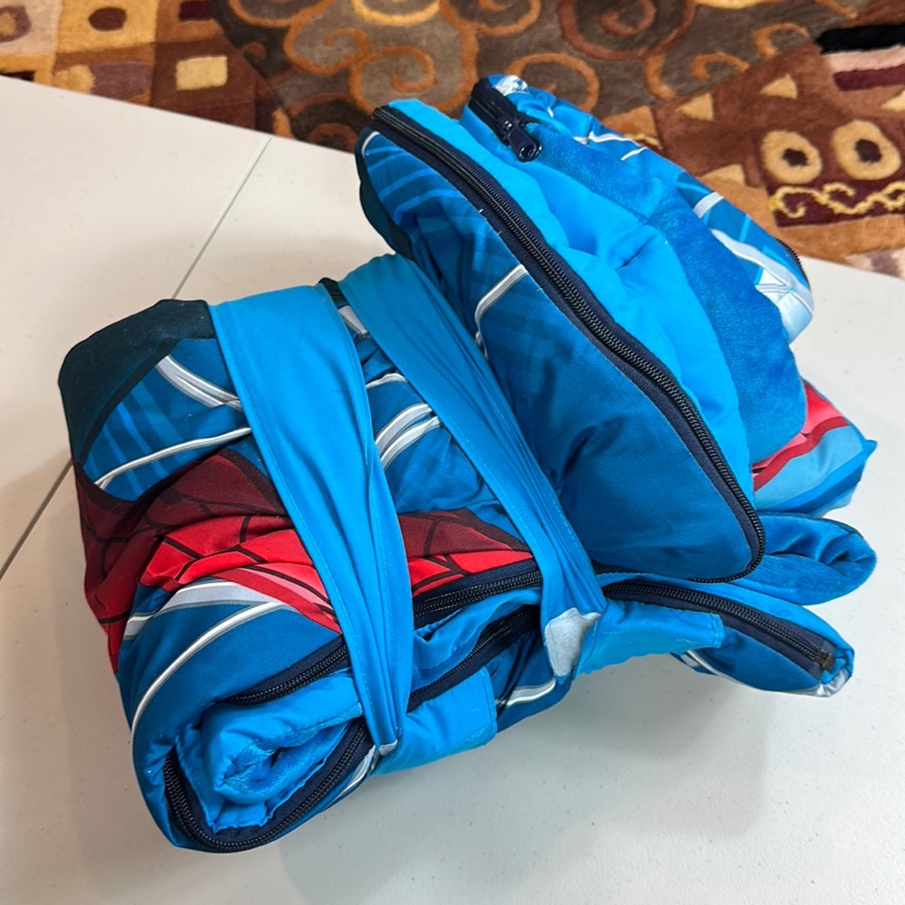 Marvel Blue Red Kids sleeping bag